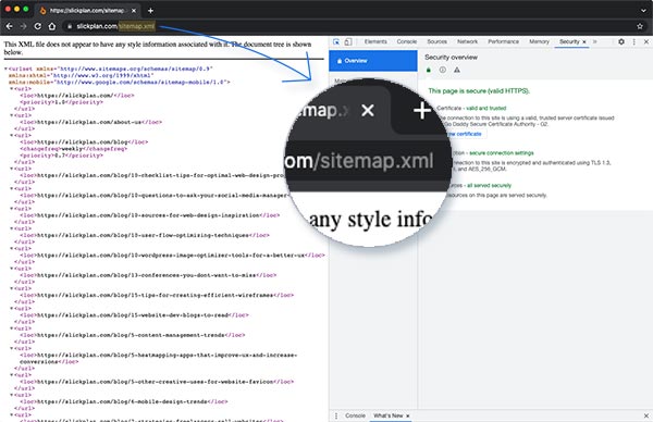 Find sitemap.xml